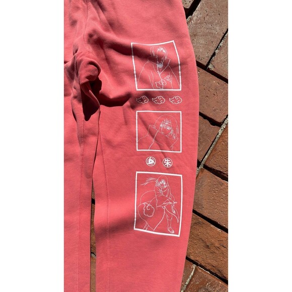 Hypland x Naruto Itachi Uchiha Pink Sweatpants Size Large - Picture 3 of 6